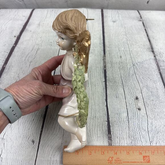 Touch of Class Porcelain Like Angels Wall Figurine Set 10" 2 Piece - Picture 8 of 8